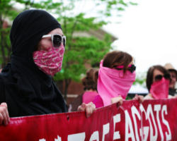 Image of In a news release, Bash Back referred to Mt. Hope Church as “a deplorable anti-queer mega church.” They further elaborated their disdain for the Christian community at Mt. Hope on their web site.