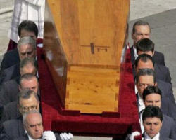 Image of The words were just announced to a waiting world 'Pope John Paul II has died.' The heart of that world has broken. The tears of the faithful will fill rivers. We will pray, and reflect on the life and example of this incredible gift, Pope John Paul II, for centuries to come. We had in our midst, John Paul the Great.