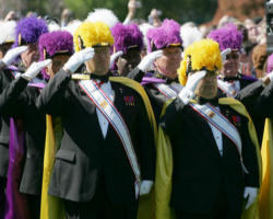 Image of The Knights of Columbus was built for the times in which we now live. The founding vision of Father Michael J. McGivney for such a noble Knighthood dramatically overshadows the rhetoric of the Father Farrow’s who seek to dumb-down the Church. He sought to build up the muscles and marrow of Catholic men to face the tumult that confronted them in life.
