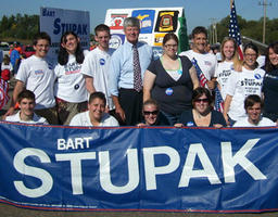 Image of Congressman Bart Stupek and his Pro-Life Colleagues in the Democratic Party who are joining with Pro-Life Republicans in what is a genuine show of principled Bi-Partisanship are fighting for the fundamental human right to life.