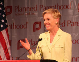Image of (Pictured: Cecile Richards and then Presidential Candidate Barack Obama) There is nothing 'reproductive' about abortion, it always kills a child. It is certainly not a service to the child, the mother, the father or society. Nor is it ever 'health care'. It is feticide. Funding it is morally repugnant.