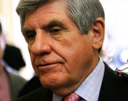 Image of Senator Nelson reiterated that he will not be able to support a cloture motion needing 60 votes to end debate on the underlying Senate bill if certain language in the bill remains. The existing language allows public funds to pay for abortion, thus relaxing the longstanding Hyde amendment.

