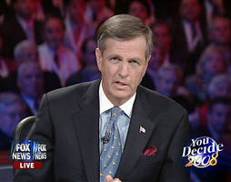 Image of Brit's courage is an example to us all.  In a business so full of ill-mannered, dishonest and shameless glory-seekers, Brit Hume is the real deal:  a consummate professional and gentleman.  And even better, he is a genuine believer who is unafraid and unashamed to speak the name of Jesus Christ.