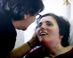 Image of Terri's brother Bobby after the death of his beloved sister.