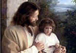 Image of When we come to Jesus like little children is when we are closest to him.  Sometimes we need to be reminded by little children to imitate them in their love for Him.