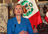 Image of Hillary Clinton, a  champion of so-called reproductive and sexual rights (read: abortion).  