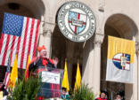 Image of Cardinal Dolan speaks at CUA commencement