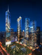 Image of An artist's rendition of the final look of the WTC complex. The new WTC will be completed in 2013.