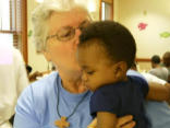 Image of Volunteers work side-by-side with the Sisters of Bon Secours to assist the poor of innercity Baltimore by serving in a soup kitchen, women's resource center, a community garden and within senior housing.