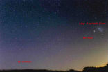 Image of An image showing the locations of the comets in the Southern sky. 