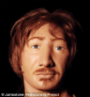 Image of The reconstructed face of George Harrison.