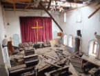 Image of Catholic churches in Syria are being attacked by terrorists affiliated with the rebels. 