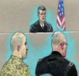 Image of An artists drawing of Hasan's verdict being received. 
