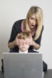 Image of The report recommends that parents supervise their children's online activities. 