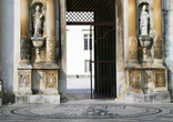 Image of The 17th century Porta Ferrea or 'iron gate' which leads to the courtyard of Coimbra's Old University.