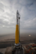 Image of The Minotaur rocket awaiting launch. 