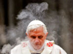 Image of Pope Benedict XVI moved aggressively to combat child abuse in the Church and Pope Francis is continuing the move to clean house. 