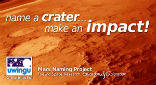 Image of Uwingu is crossing swords with the IAU over the naming rights to Martian craters. 