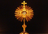Image of Even the most holy people we can think of have found blessings, grace, and strength in Eucharistic Adoration.
