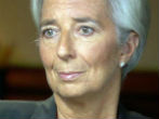 Image of IMF managing director Christine Lagarde gave a keynote address where she quoted Karl Marx. 