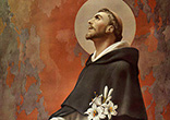 Image of St. Dominic's Feast Day is August 8th.