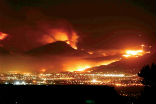 Image of California ought to be in flames, but without late-summer thunderstorms to spark fires, the state simply remains dry.