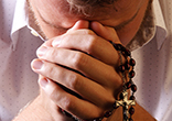 Image of 'The rosary is the book of the blind, where souls see and there enact the greatest drama of love the world has ever known...'

~Archbishop Fulton Sheen