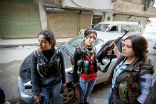 Image of Human rights observers have reported that three Kurdish women were beheaded by the Islamic State for fighting to defend their village. 