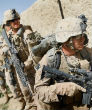 Image of U.S. Marines in Afghanistan. During the 13 years of war, more than 2,200 American military personal were killed or died.