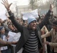 Image of A Pakistani man expresses his outrage over the attacks. The Taliban have gained no sympathy from their brutality. 