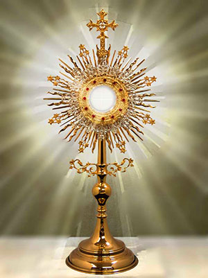 Image of He waits there for our visit and our adoration. 