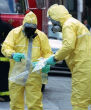 Image of Anthrax contaminants taken from building in Trenton, NJ in 2001. (Times staff photo by Jane Therese)