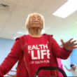 Image of Mrs. Con Mac is described as wonderful person who inspires others. 