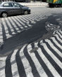 Image of India's roads are melting under extreme heat.