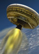 Image of This massive parachute, with a diameter of 100 feet, will be tested by NASA on Thursday.