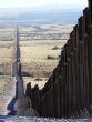 Image of Border fence between United States and Mexico.