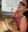 Image of Maria Colon and her dog Yolanda.