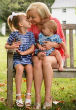Image of Mother with the viral Facebook post, Jessica Kirkland and her two daughters. [PHOTO BY: Jessica Kirkland/ Bethany Deschamps]