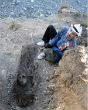 Image of A newborn mummy discovered in Siberia.
