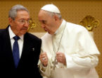 Image of Raul Castro has warmed to Pope Francis and is likely to open the country a little more to the Church. 
