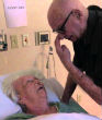 Image of 92-year-old Howard sings for his 93-year-old wife (Erin Solari).