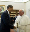 Image of Pope Francis will meet with Obama and address a joint session of Congress on Thursday. 