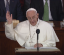 Image of Pope Francis addressed Congress, asking them to help heal the wounds of the world. 