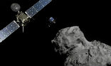 Image of Rosetta and the Philae lander. Both are on a three-year mission to gather data about comet 67P, but so far they've served to mystify as much as they have explained. 