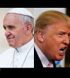Image of Pope Francis is polled by Gallup as admired the same as Donald Trump in the United States.