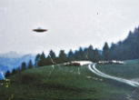 Image of The CIA has released hundreds of photos like these that show possible flying saucers and other UFOs.