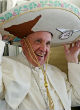 Image of Pope Francis was honored in several ways while in Mexico (Getty Images).