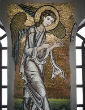 Image of Mosaics like this one have been restored and will be on full display in 2017. In the meantime, officials are keeping quiet about the new icon. 