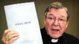 Image of Cardinal George Pell is under fire from his native Australia, accused of covering up cases of child sex abuse. 