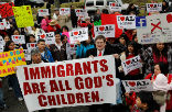Image of There are now more immigrants in the USA than ever before, which is stirring controversy. 
